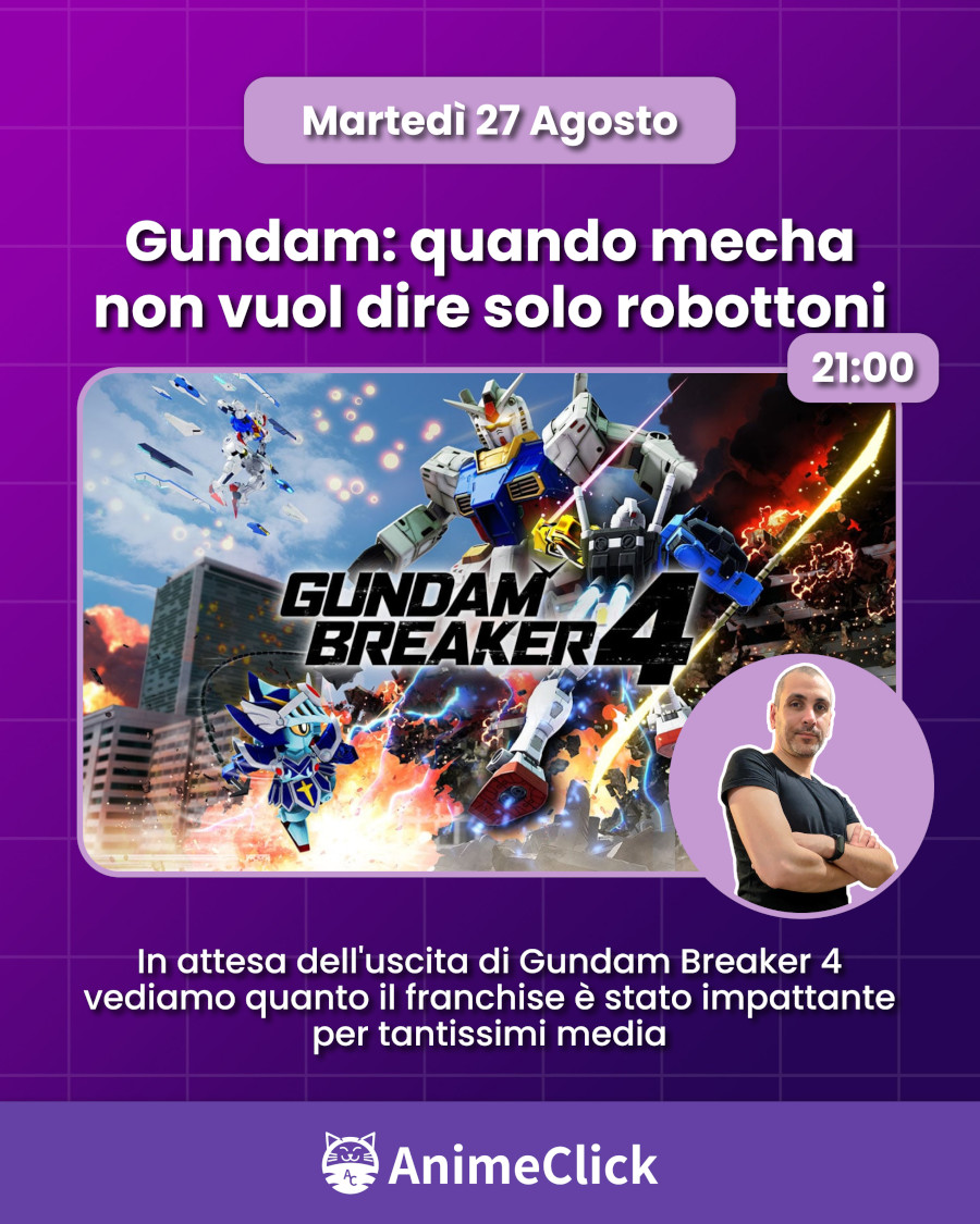 AnimeClick su Twitch: programma dal 26 agosto all'1 settembre AnimeClick su Twitch: programma dal 26 agosto all'1 settembre